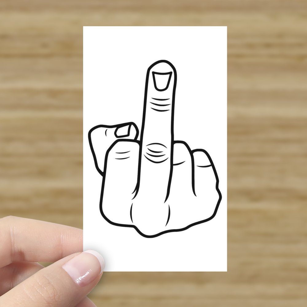 CYCLEPATH - MIDDLE FINGER - CARD